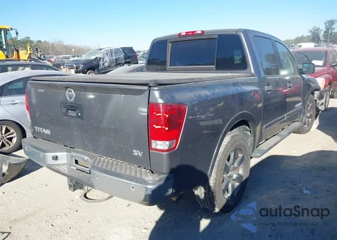 2015 Nissan Titan Sv z USA, uszkodzony, nr VIN 1N6AA0ED1FN512100